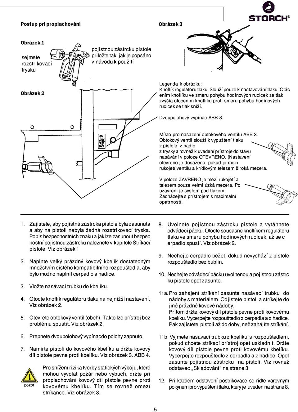 Dvoupolohov vypìnac ABB 3. MÌsto pro nasazenì obtokovèho ventilu ABB 3.