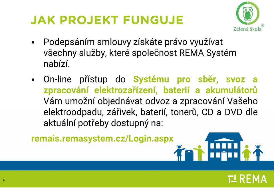 On-line přístup do Systému pro sběr, svoz a zpracování elektrozařízení, baterií a akumulátorů