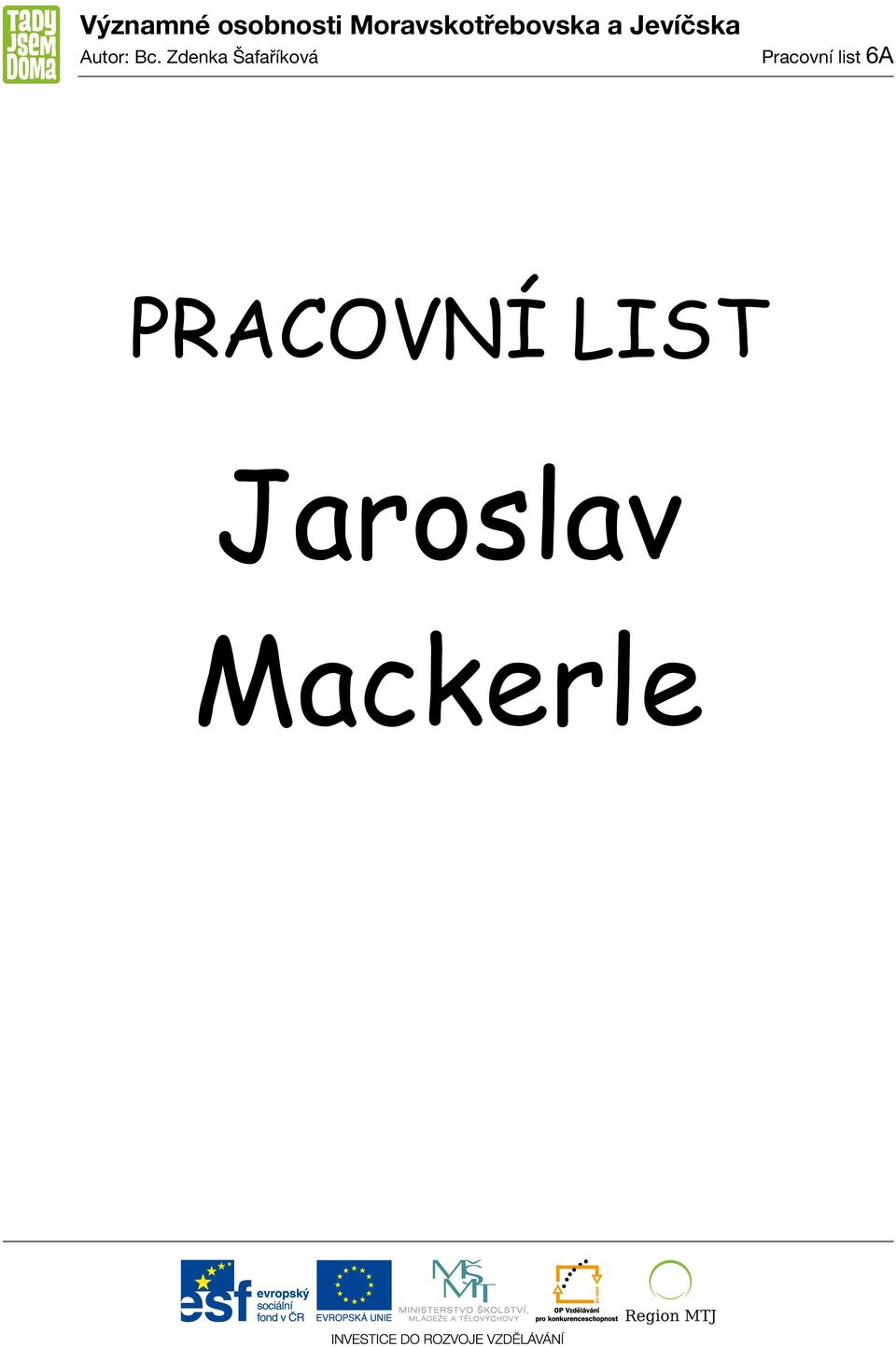 PRACOVNÍ