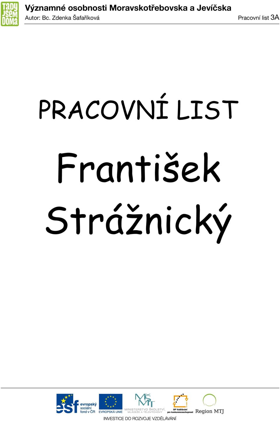 PRACOVNÍ