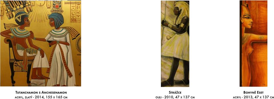cm Strážce olej - 2010, 47 x 137