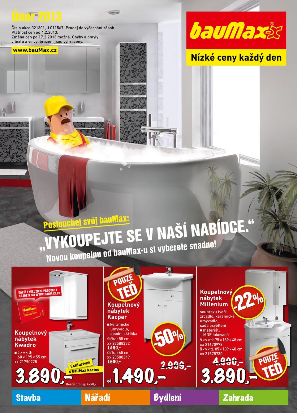 CZ Koupelnový nábytek Kwadro š v tl: 60 95 55 cm xx 7905.