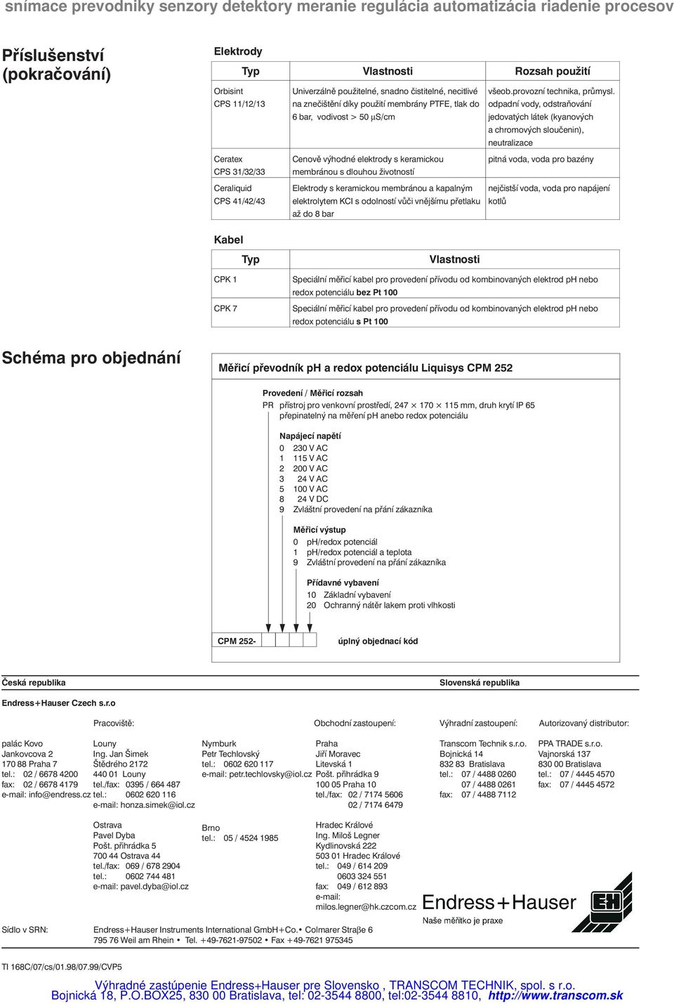 odpadní vody,odstraňování jedovatých látek (kyanových a chromových sloučenin), neutralizace Ceratex Cenově výhodné elektrody s keramickou pitná voda,voda pro bazény CPS 31/32/33 membránou s dlouhou