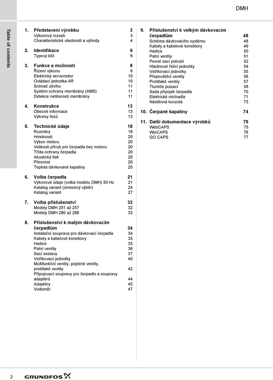 Konstrukce 3 Obecné informace 3 Výkresy řezů 3 5.