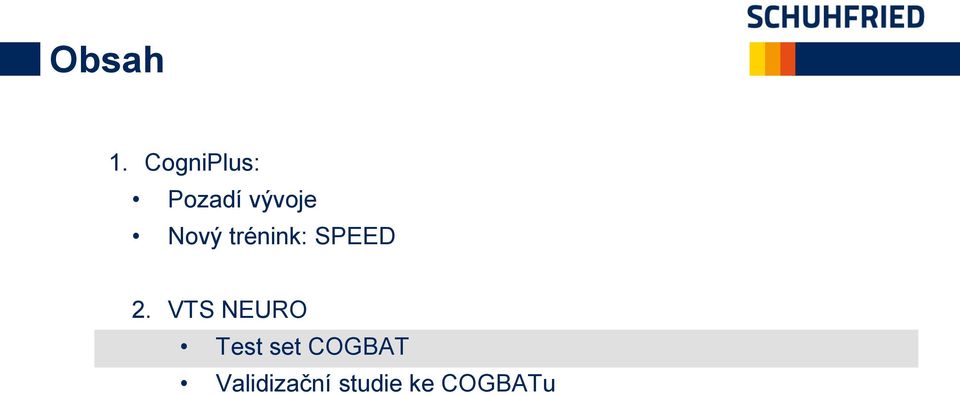 Nový trénink: SPEED 2.