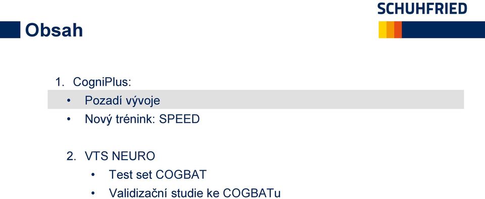 Nový trénink: SPEED 2.