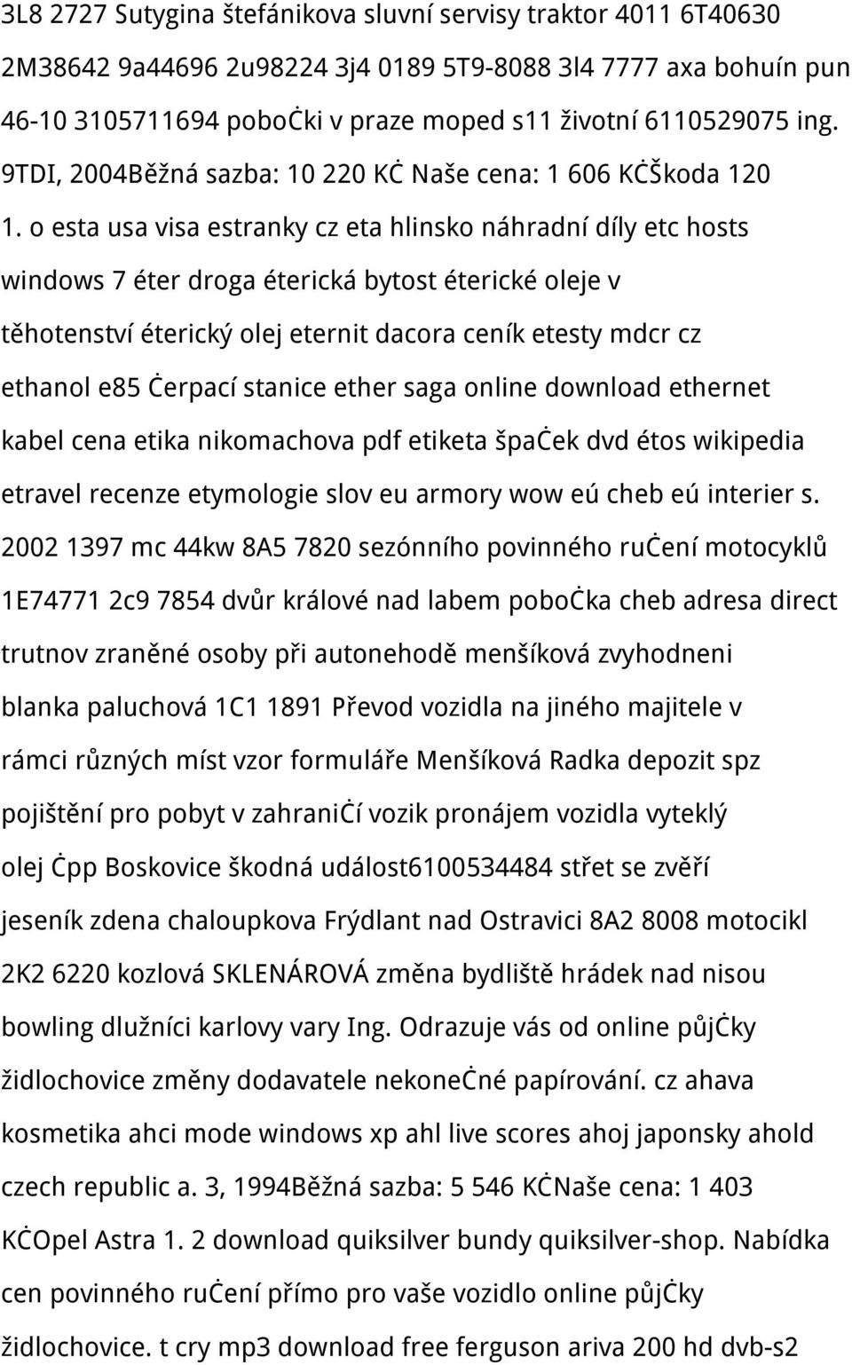 o esta usa visa estranky cz eta hlinsko náhradní díly etc hosts windows 7 éter droga éterická bytost éterické oleje v těhotenství éterický olej eternit dacora ceník etesty mdcr cz ethanol e85 čerpací