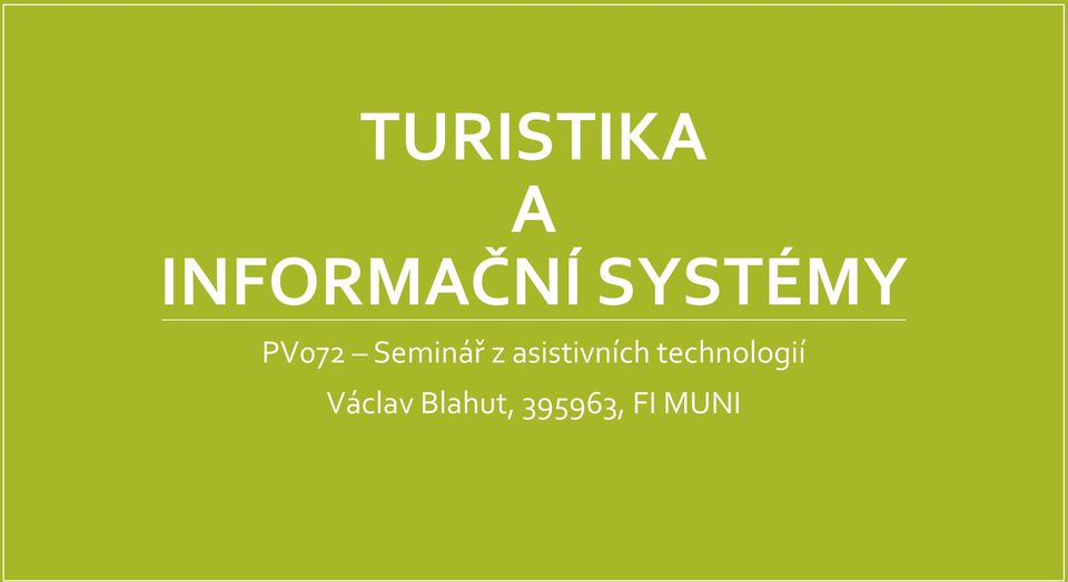 asistivních technologií