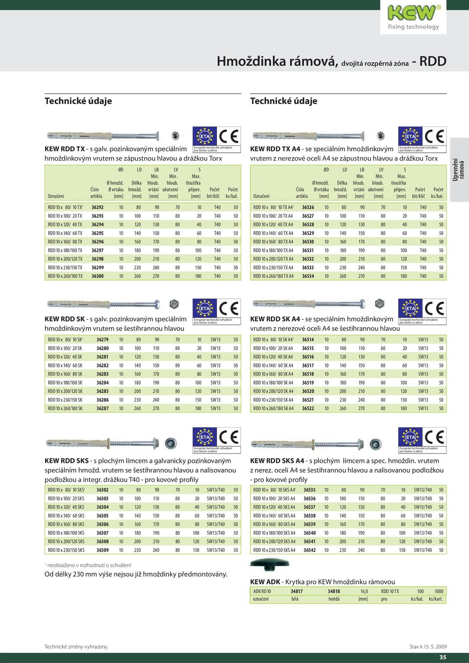 60 T40 50 RDD 10 x 160/ 80 TX 36296 10 160 170 80 80 T40 50 RDD 10 x 180/100 TX 36297 10 180 190 80 100 T40 50 RDD 10 x 200/120 TX 36298 10 200 210 80 120 T40 50 RDD 10 x 230/150 TX 36299 10 230 240