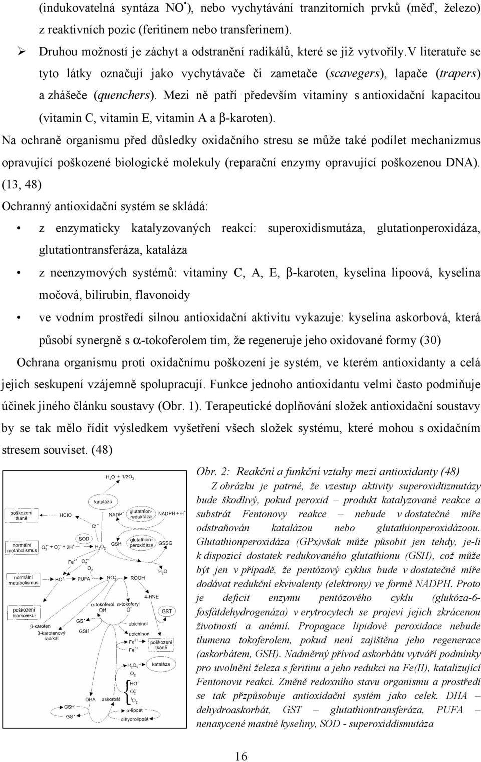 Mezi ně patří především vitaminy s antioxidační kapacitou (vitamin C, vitamin E, vitamin A a β-karoten).