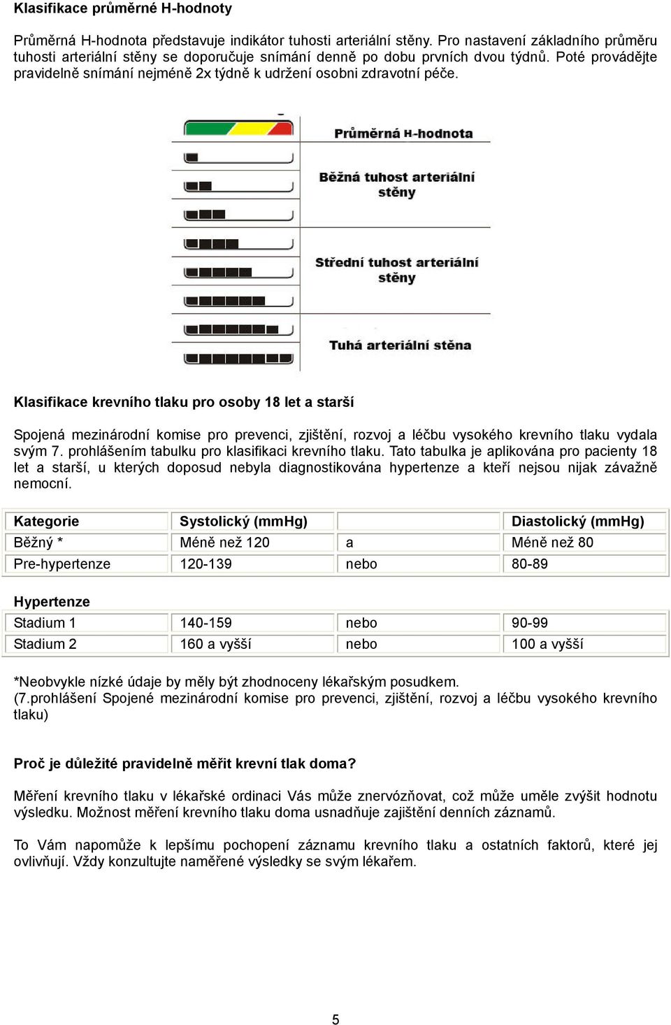 Klasifikace krevního tlaku pro osoby 18 let a starší Spojená mezinárodní komise pro prevenci, zjištění, rozvoj a léčbu vysokého krevního tlaku vydala svým 7.