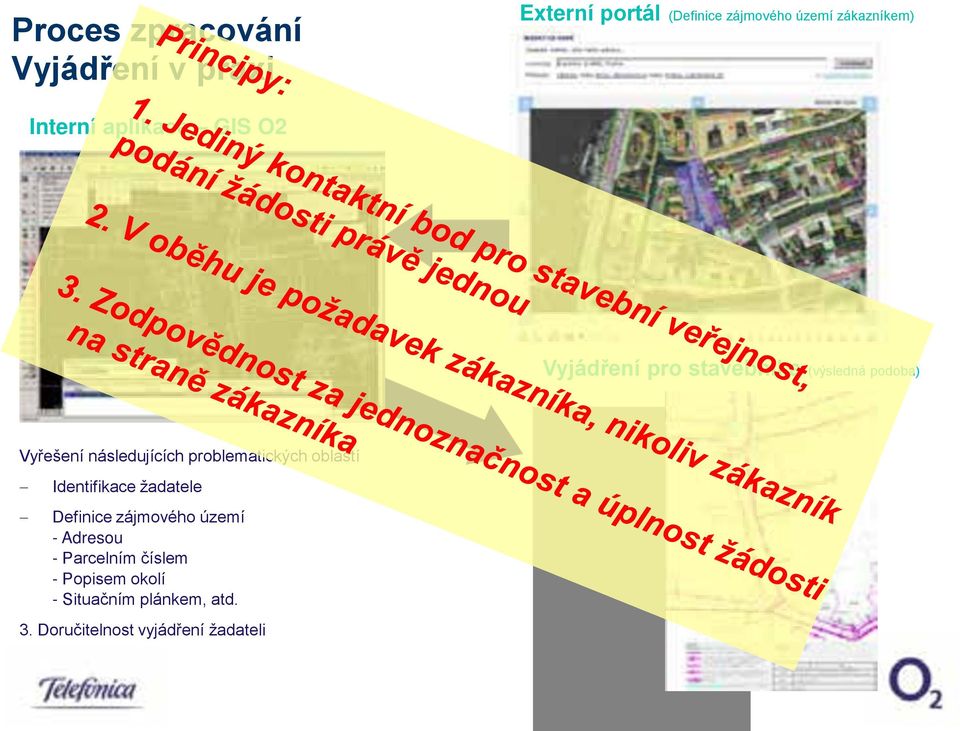 následujících problematických oblastí Identifikace žadatele Definice zájmového území -