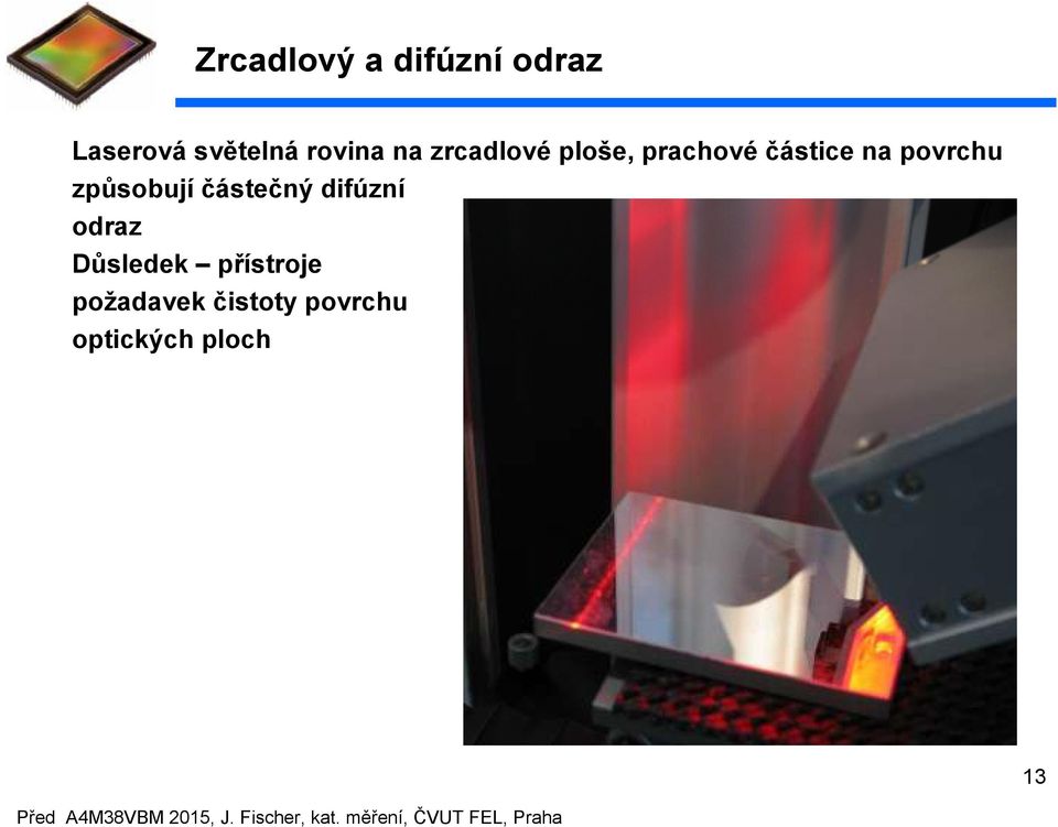 odraz Důsledek přístroje požadavek čistoty povrchu optických