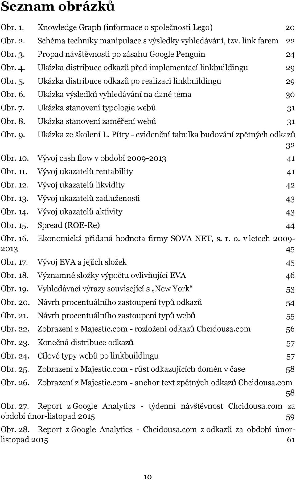 Ukázka výsledků vyhledávání na dané téma 30 Obr. 7. Ukázka stanovení typologie webů 31 Obr. 8. Ukázka stanovení zaměření webů 31 Obr. 9. Ukázka ze školení L.