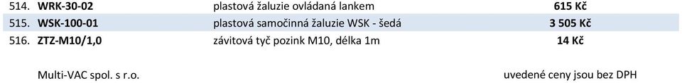505 Kč 516.