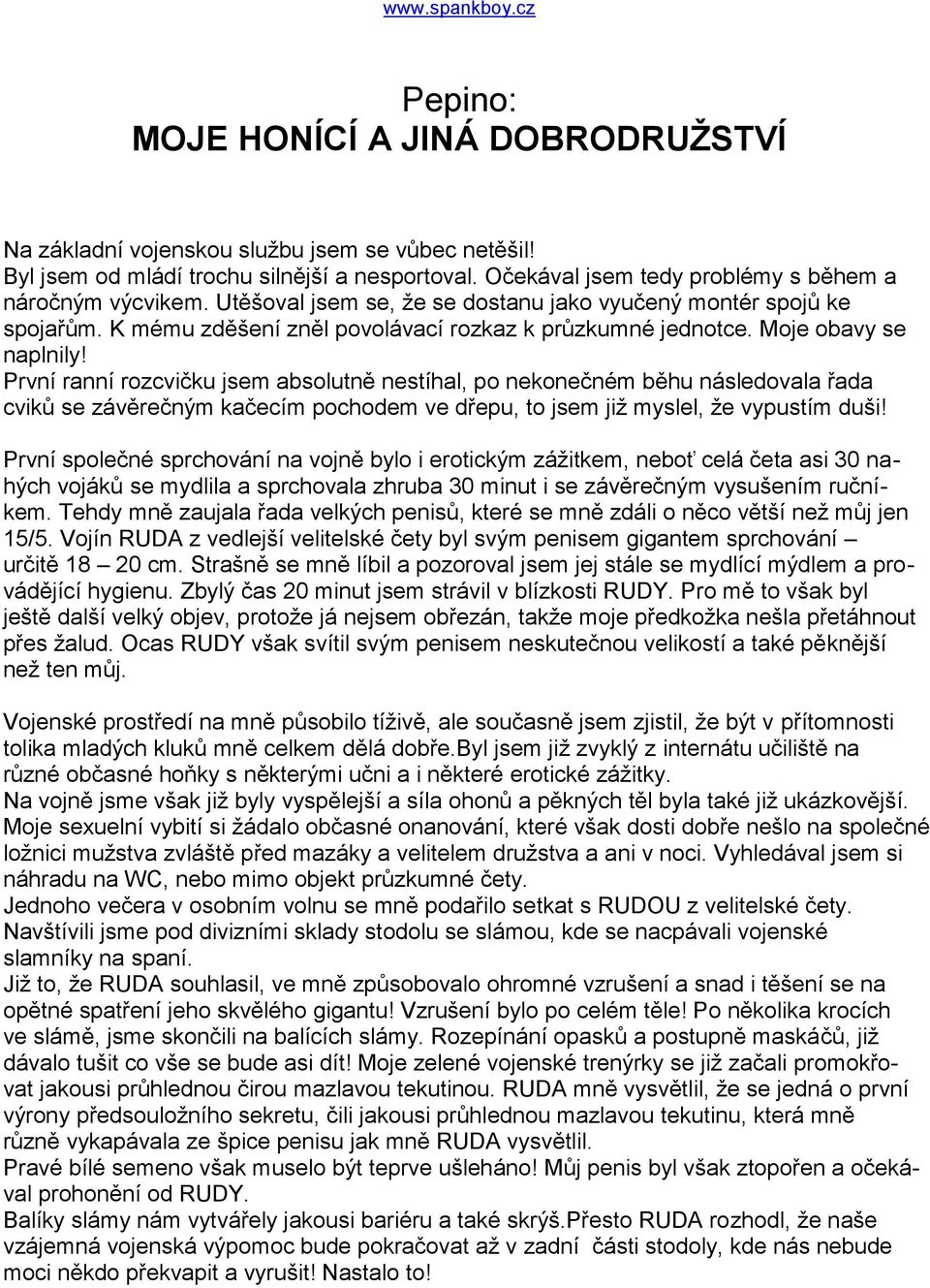 Moje obavy se naplnily! První ranní rozcvičku jsem absolutně nestíhal, po nekonečném běhu následovala řada cviků se závěrečným kačecím pochodem ve dřepu, to jsem jiţ myslel, ţe vypustím duši!