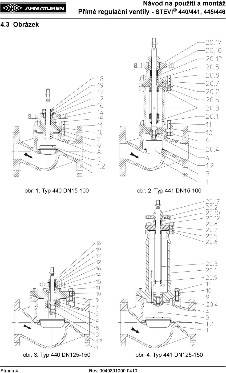 2: Typ 441 DN15-100 obr.