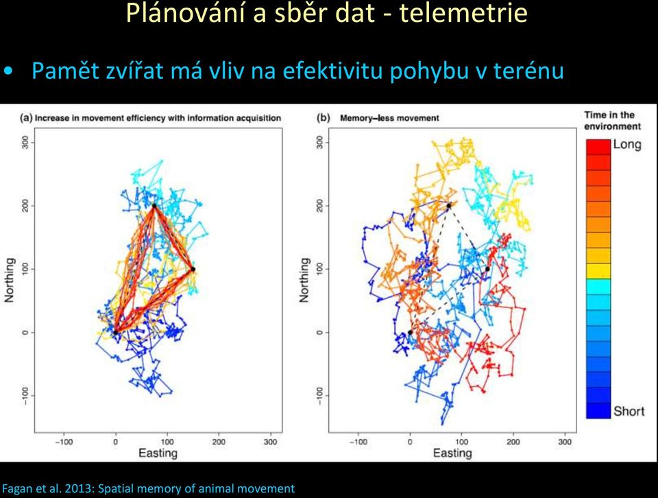 pohybu v terénu Fagan et al.