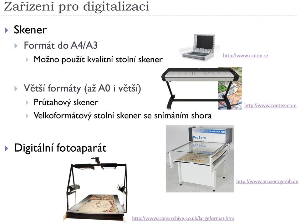 cz Větší formáty (až A0 i větší) Průtahový skener Velkoformátový stolní