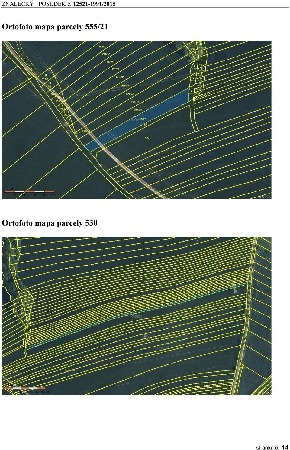 mapa parcely 555/21