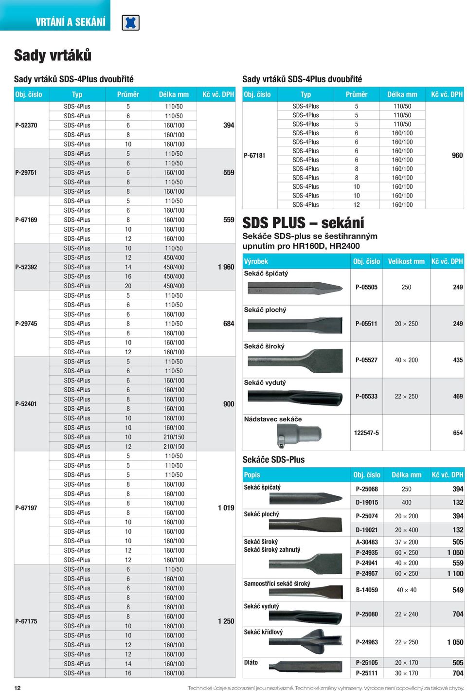 110/50 SDS-4Plus 6 160/100 SDS-4Plus 8 110/50 SDS-4Plus 8 160/100 SDS-4Plus 5 110/50 SDS-4Plus 6 160/100 SDS-4Plus 8 160/100 SDS-4Plus 10 160/100 SDS-4Plus 12 160/100 SDS-4Plus 10 110/50 SDS-4Plus 12