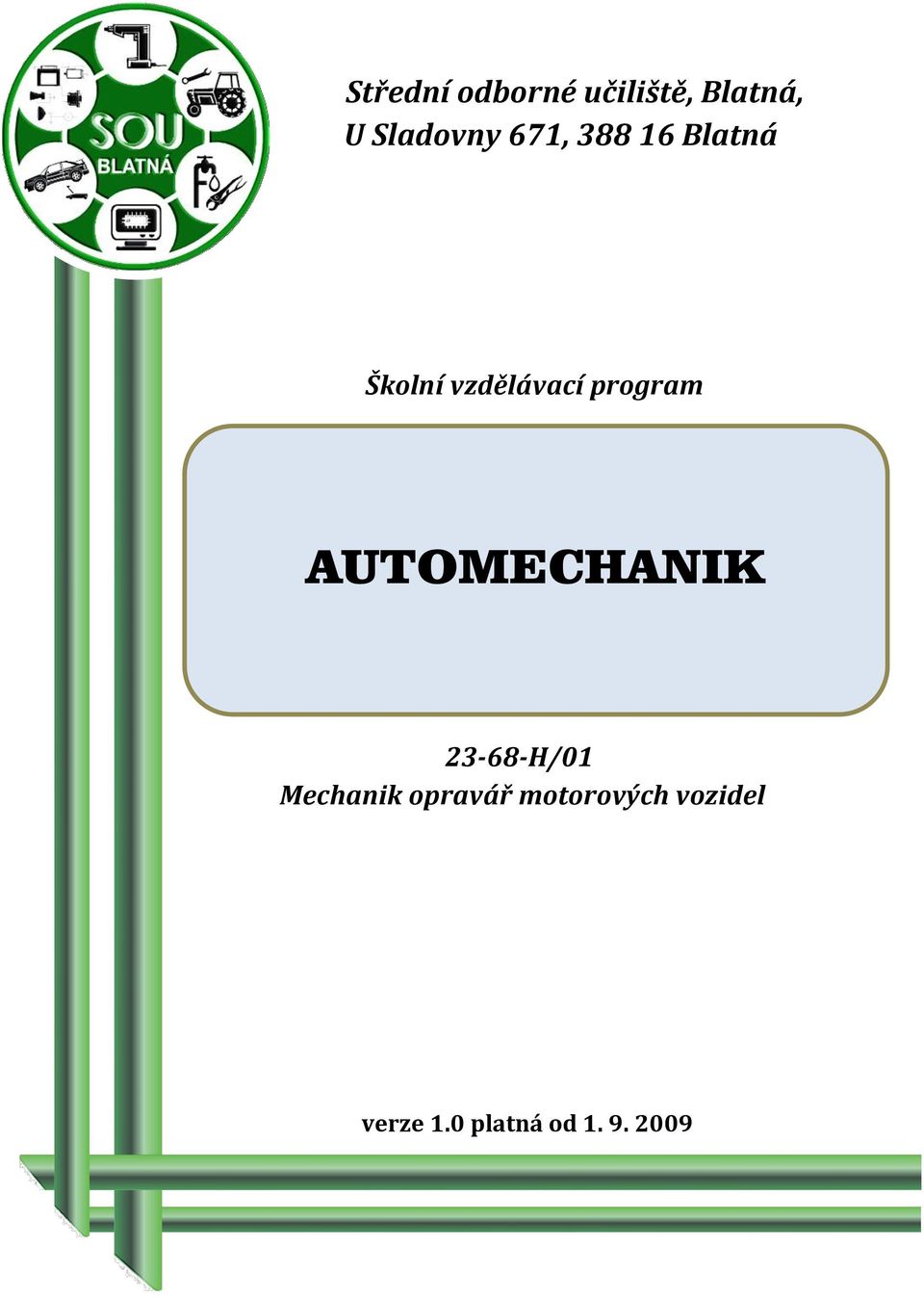 vzdělávací program AUTOMECHANIK