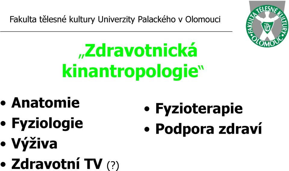 Fyziologie Výživa