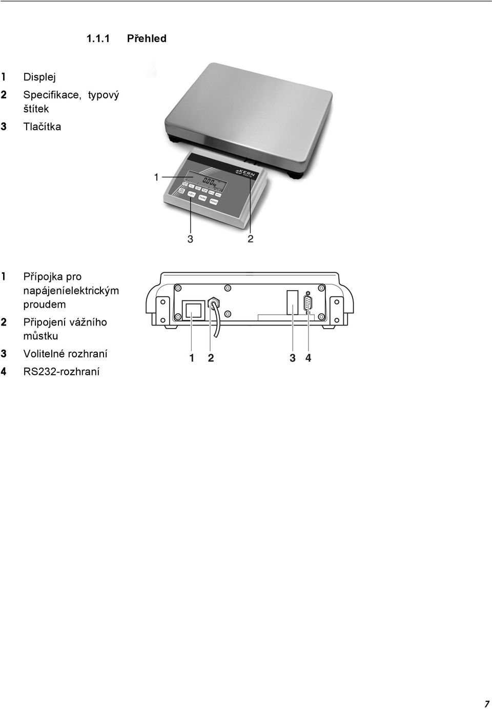 napájeníelektrickým proudem 2 Připojení