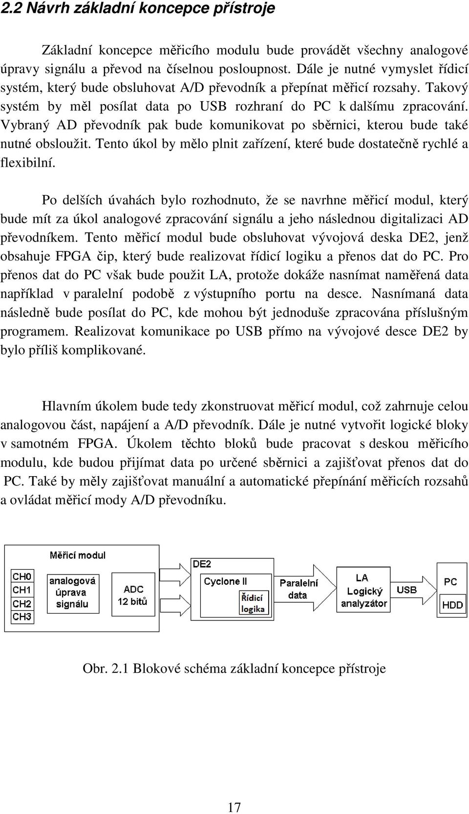 Vybraný AD převodník pak bude komunikovat po sběrnici, kterou bude také nutné obsloužit. Tento úkol by mělo plnit zařízení, které bude dostatečně rychlé a flexibilní.