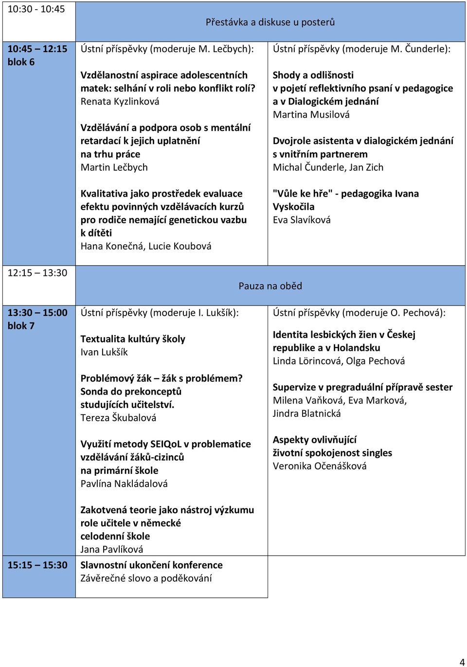 nemající genetickou vazbu k dítěti Hana Konečná, Lucie Koubová (moderuje M.