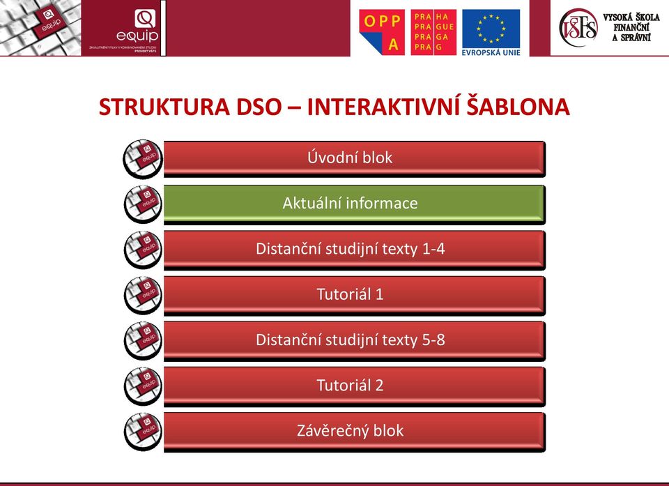 Distanční studijní texty 1-4 Tutoriál 1