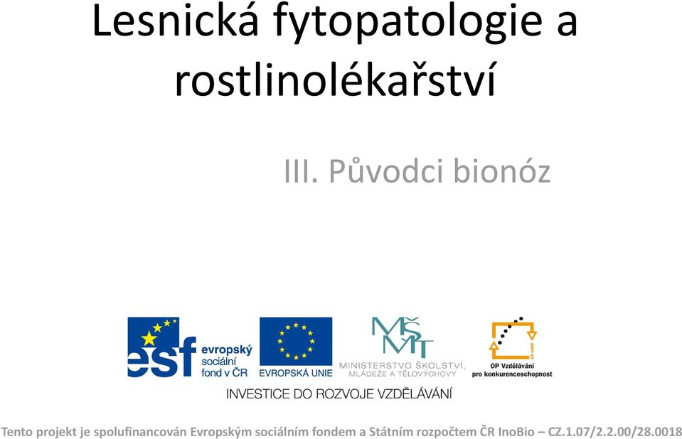 spolufinancován Evropským sociálním fondem