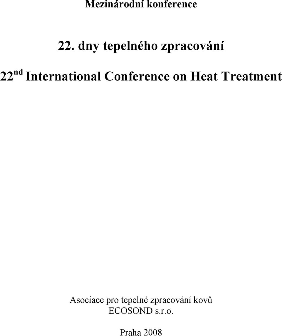 International Conference on Heat