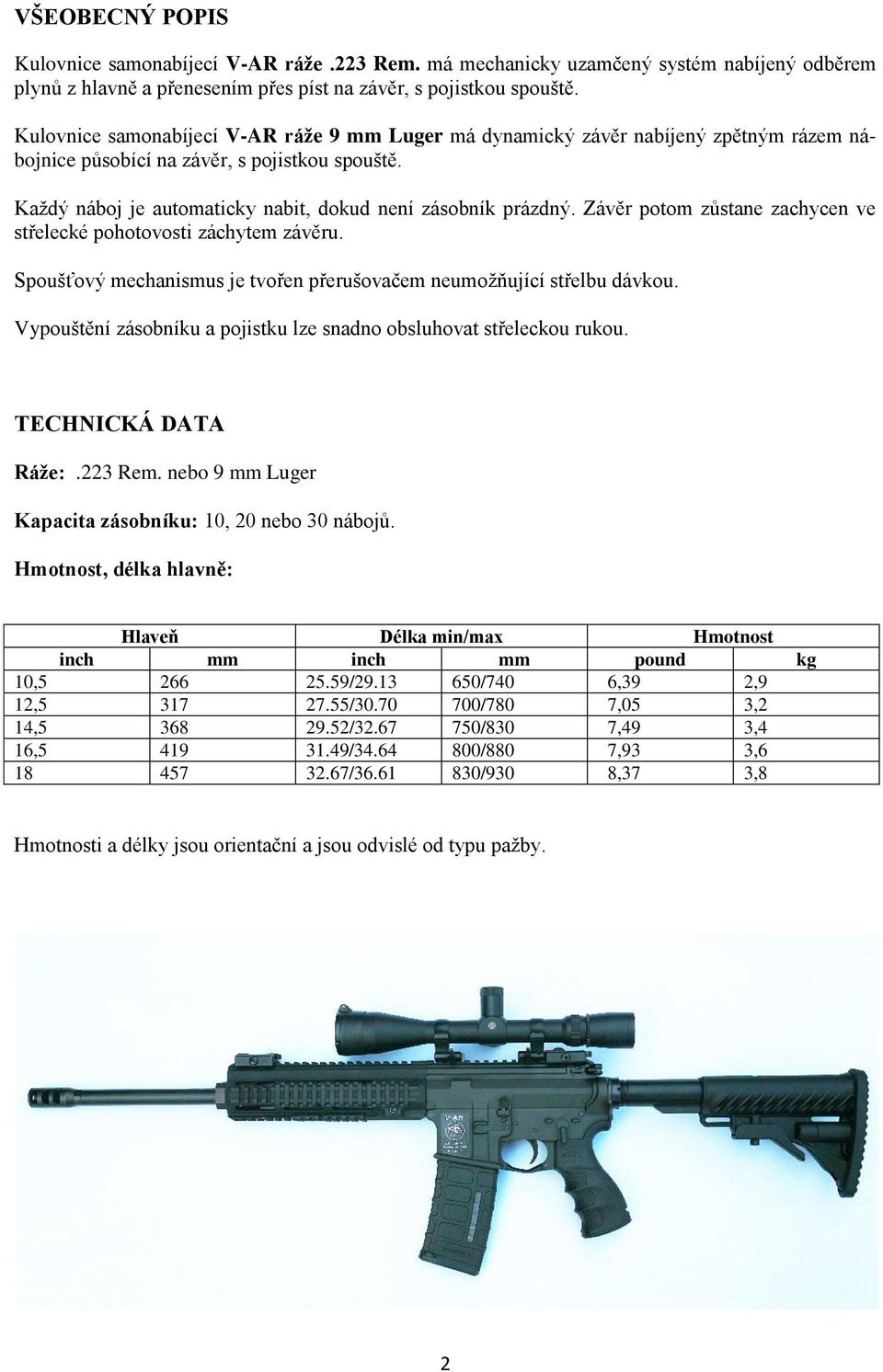 Závěr potom zůstane zachycen ve střelecké pohotovosti záchytem závěru. Spoušťový mechanismus je tvořen přerušovačem neumožňující střelbu dávkou.