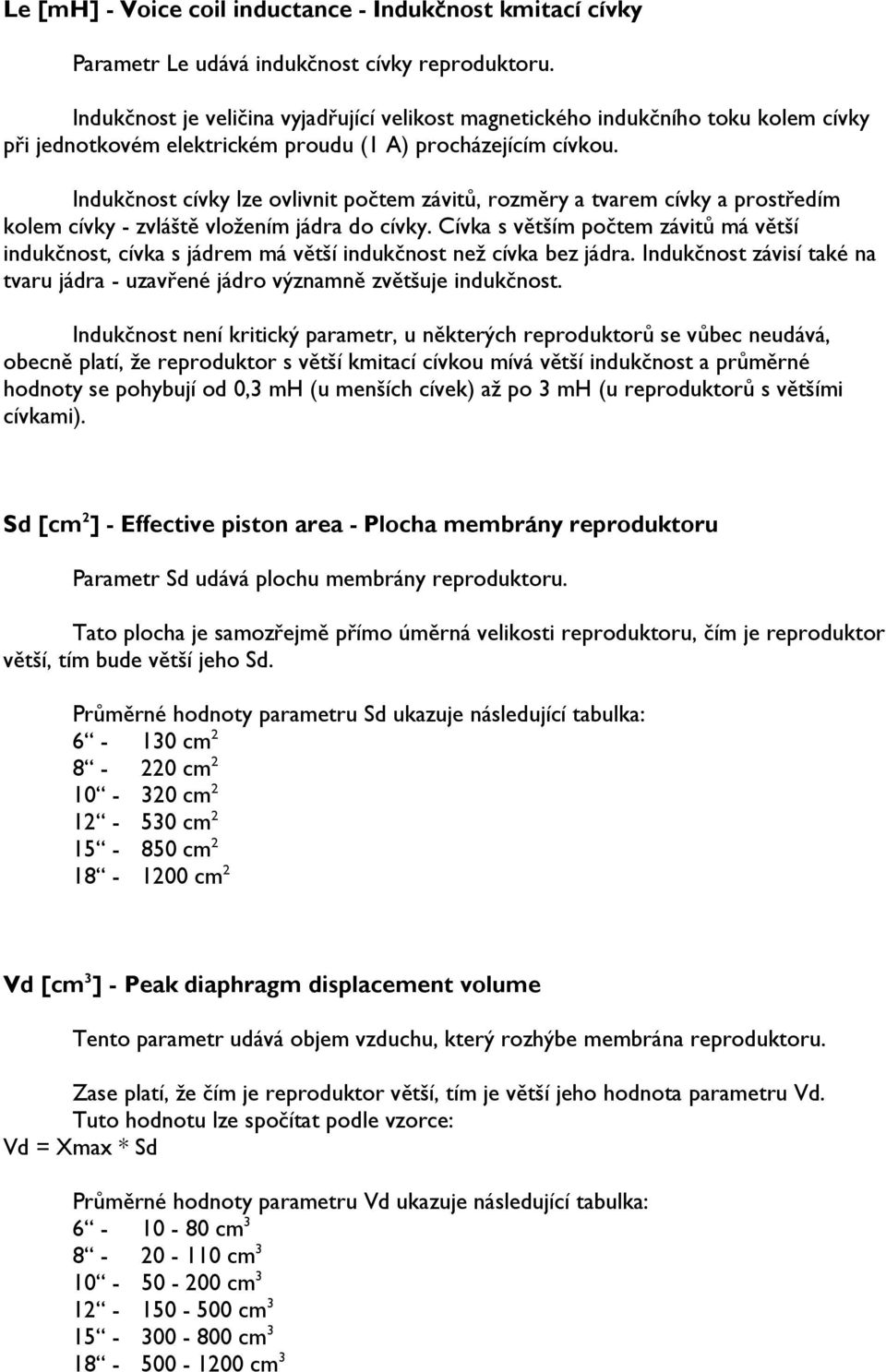 Parametry reproduktoru - PDF Free Download