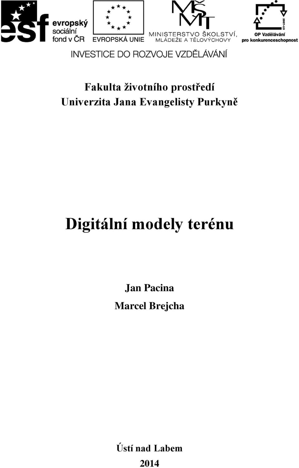 Purkyně Digitální modely terénu