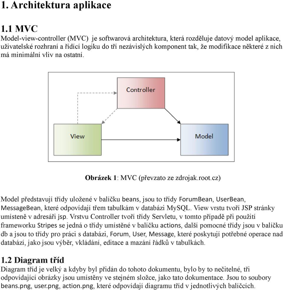 nich má minimální vliv na ostatní. Obrázek 1: MVC (převzato ze zdrojak.root.