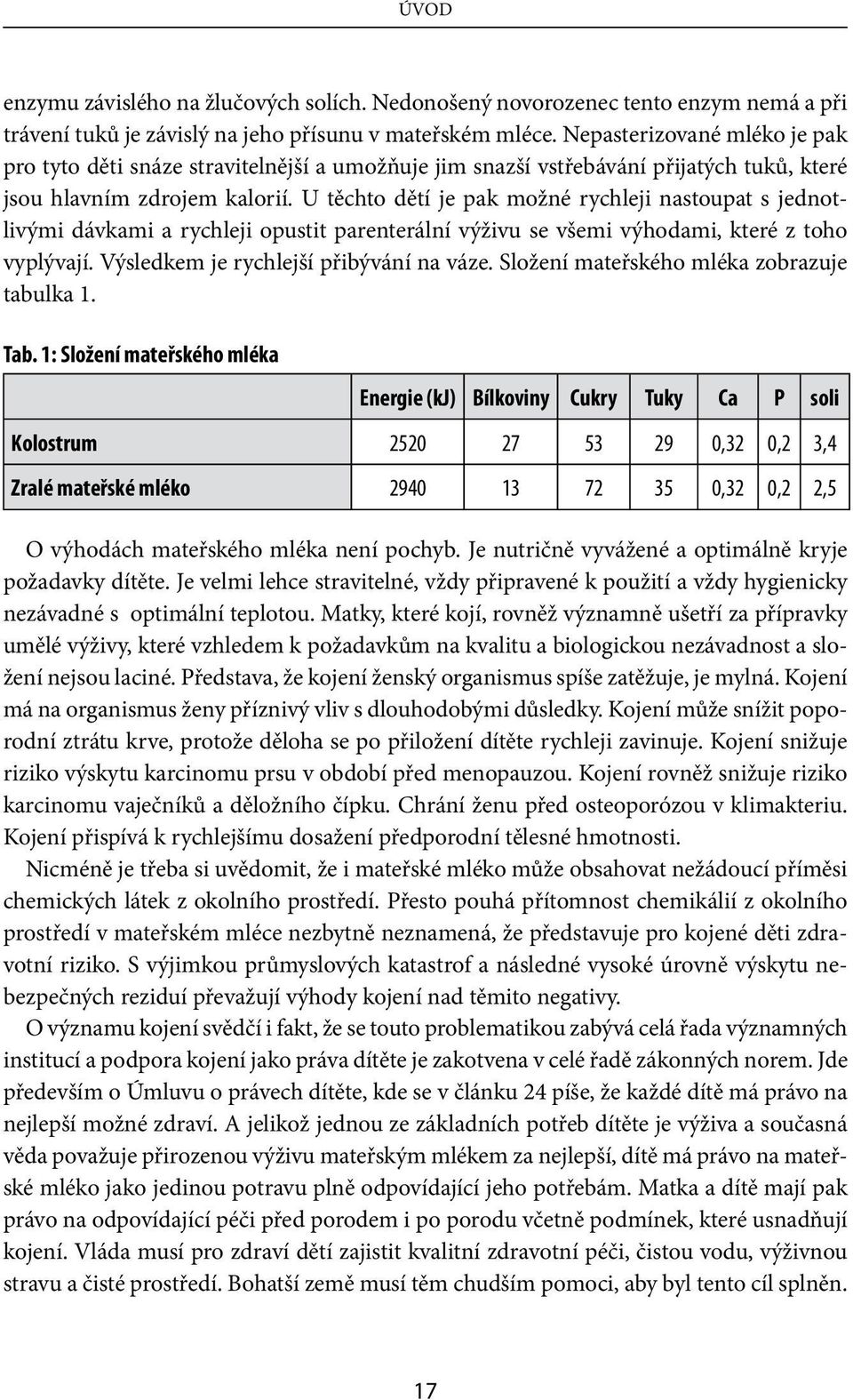 U těchto dětí je pak možné rychleji nastoupat s jednotlivými dávkami a rychleji opustit parenterální výživu se všemi výhodami, které z toho vyplývají. Výsledkem je rychlejší přibývání na váze.