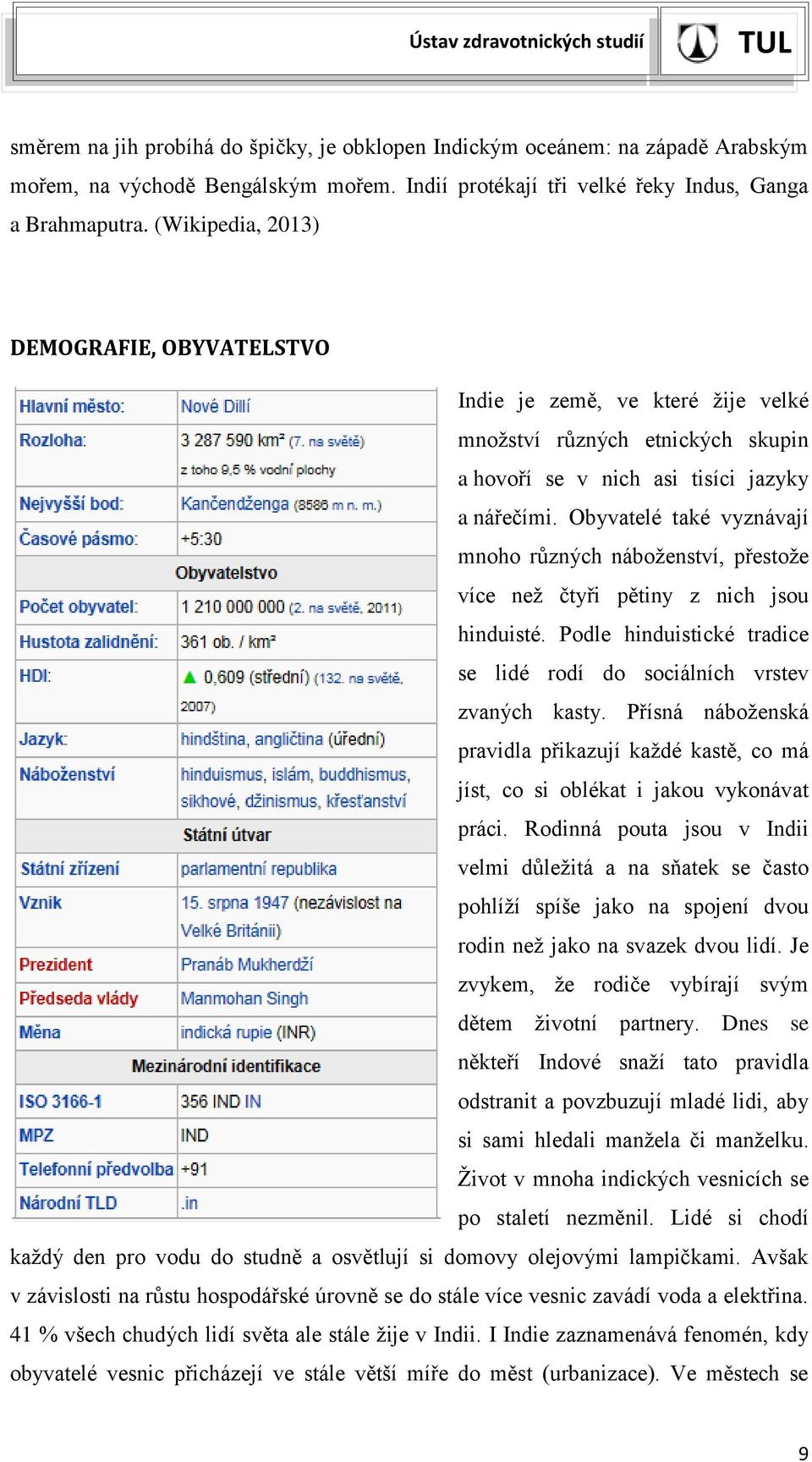 Obyvatelé také vyznávají mnoho různých náboženství, přestože více než čtyři pětiny z nich jsou hinduisté. Podle hinduistické tradice se lidé rodí do sociálních vrstev zvaných kasty.