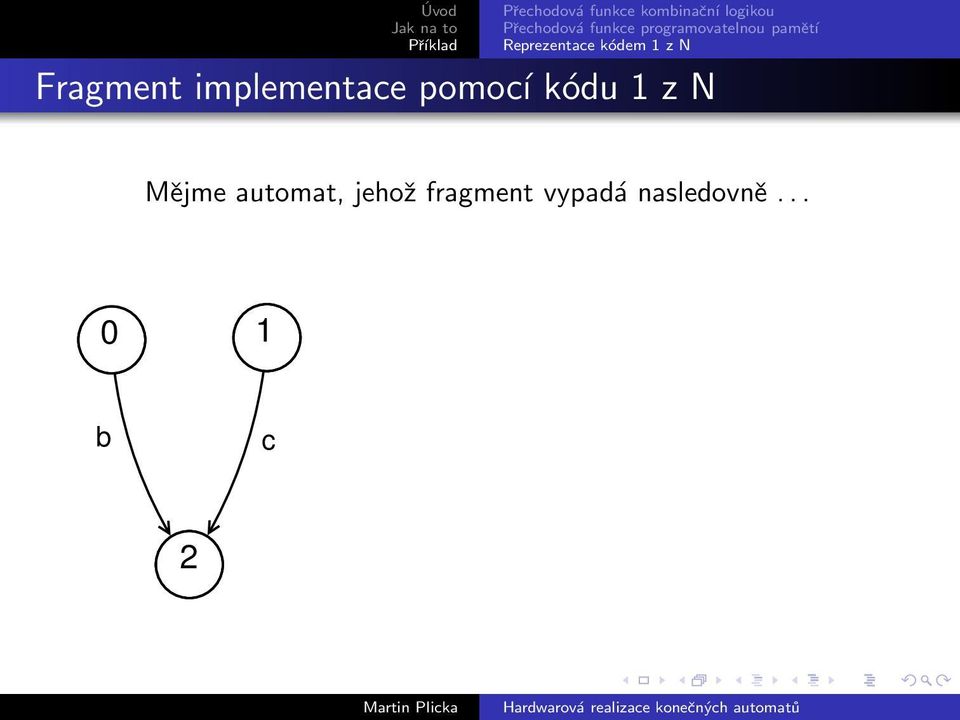 automat, jehož fragment