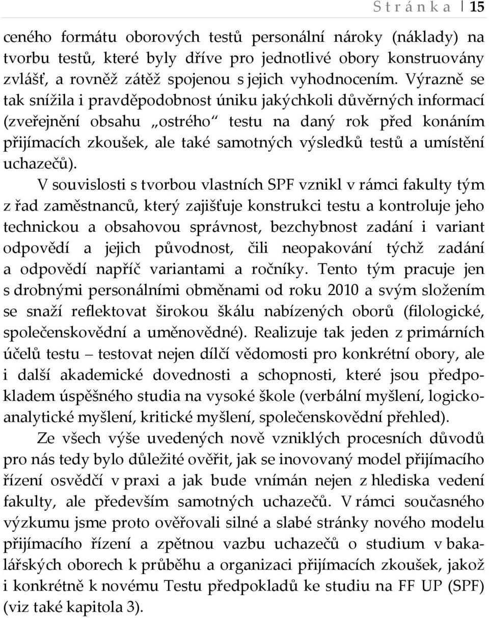 umístění uchazečů).