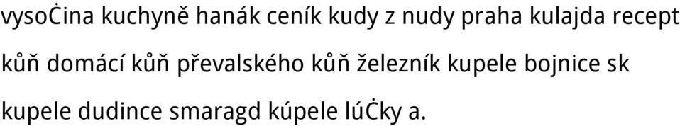 kůň převalského kůň železník kupele