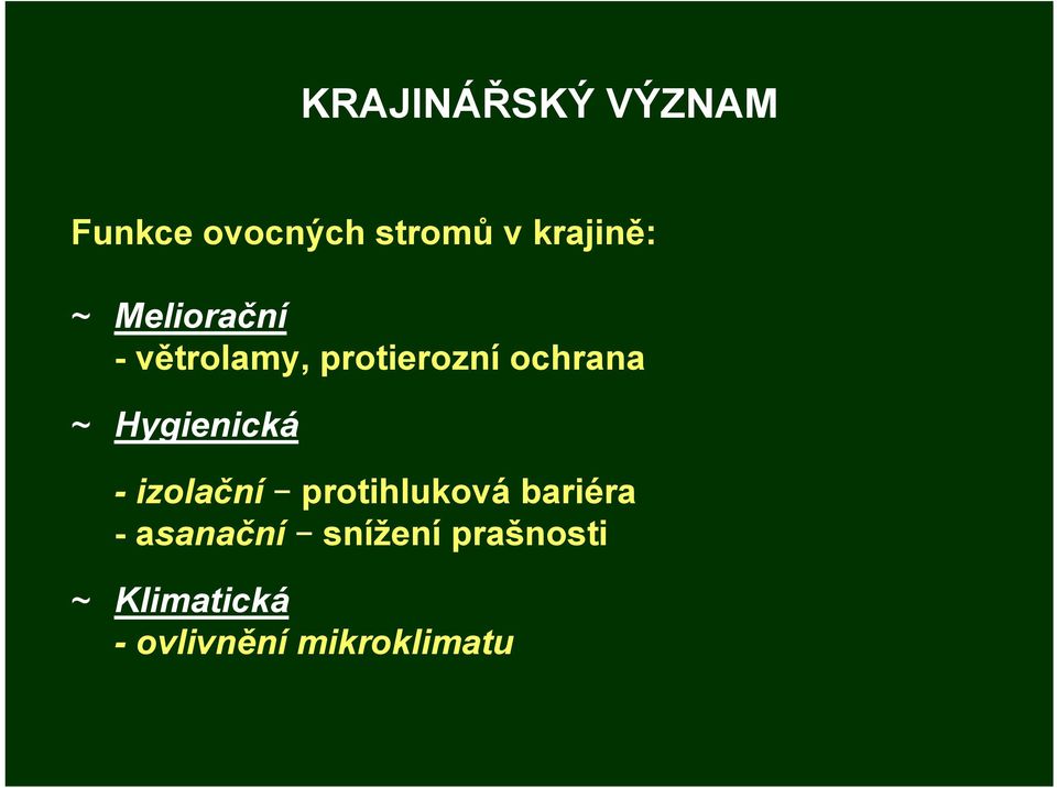 ochrana ~ Hygienická -izolační protihluková bariéra