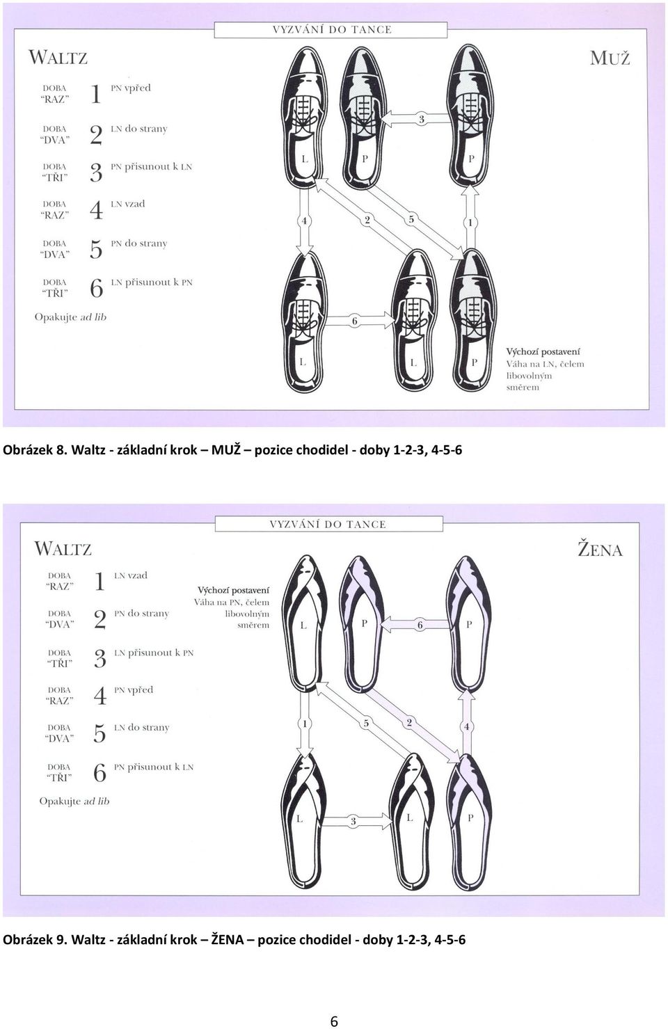 chodidel - doby 1-2-3, 4-5-6 Obrázek