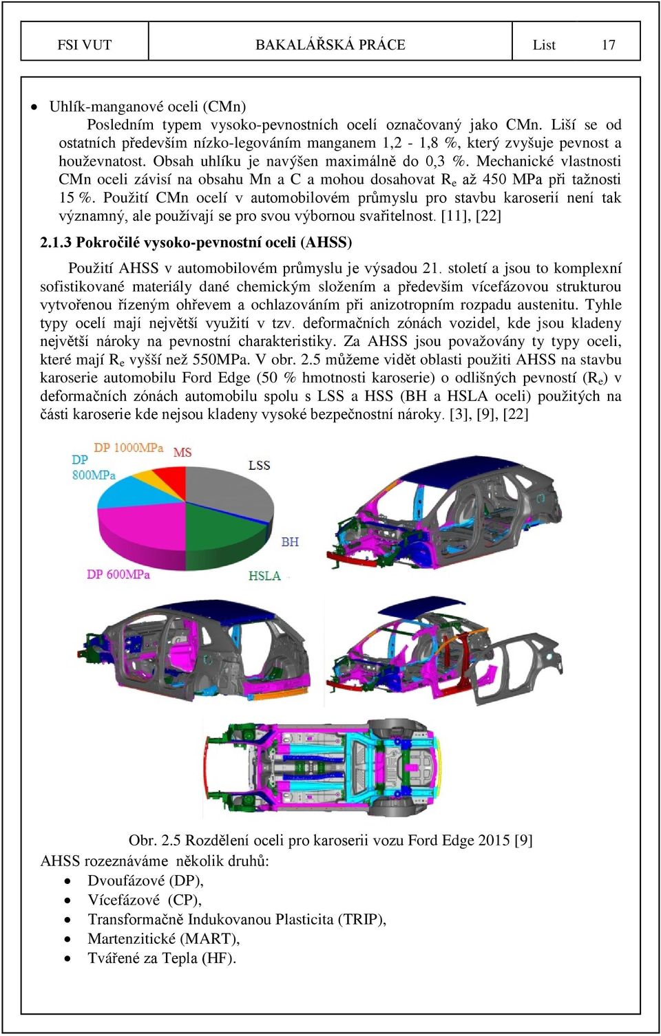 Mechanické vlastnosti CMn oceli závisí na obsahu Mn a C a mohou dosahovat R e až 450 MPa při tažnosti 15 %.