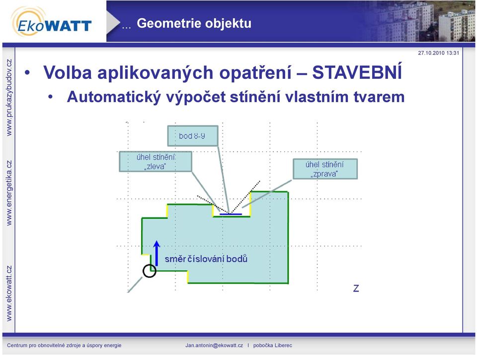 opatření STAVEBNÍ