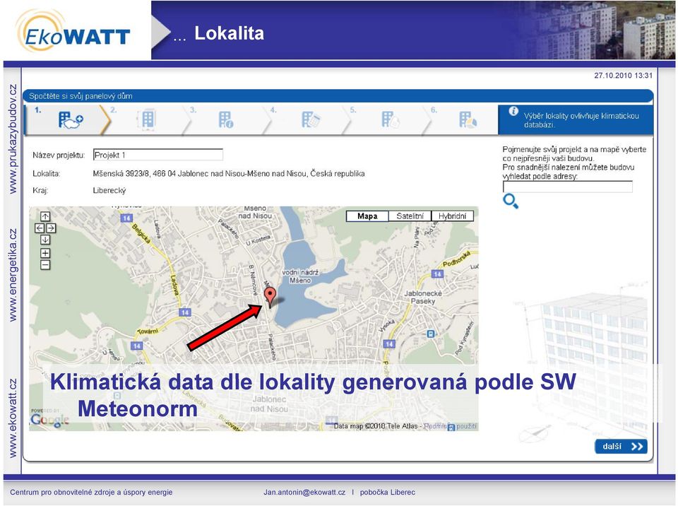 dle lokality