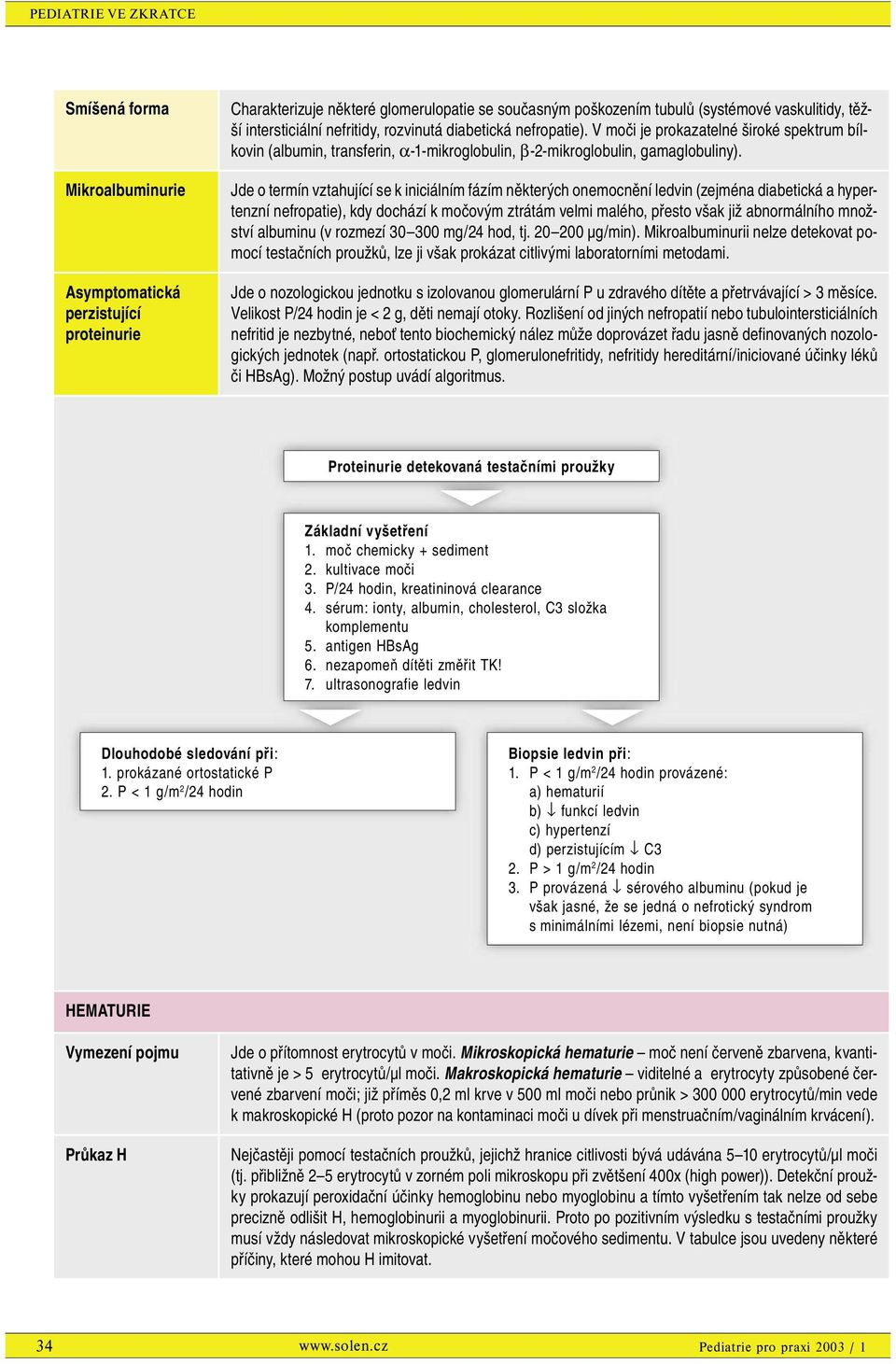 Jde o termín vztahující se k iniciálním fázím některých onemocnění ledvin (zejména diabetická a hypertenzní nefropatie), kdy dochází k močovým ztrátám velmi malého, přesto však již abnormálního