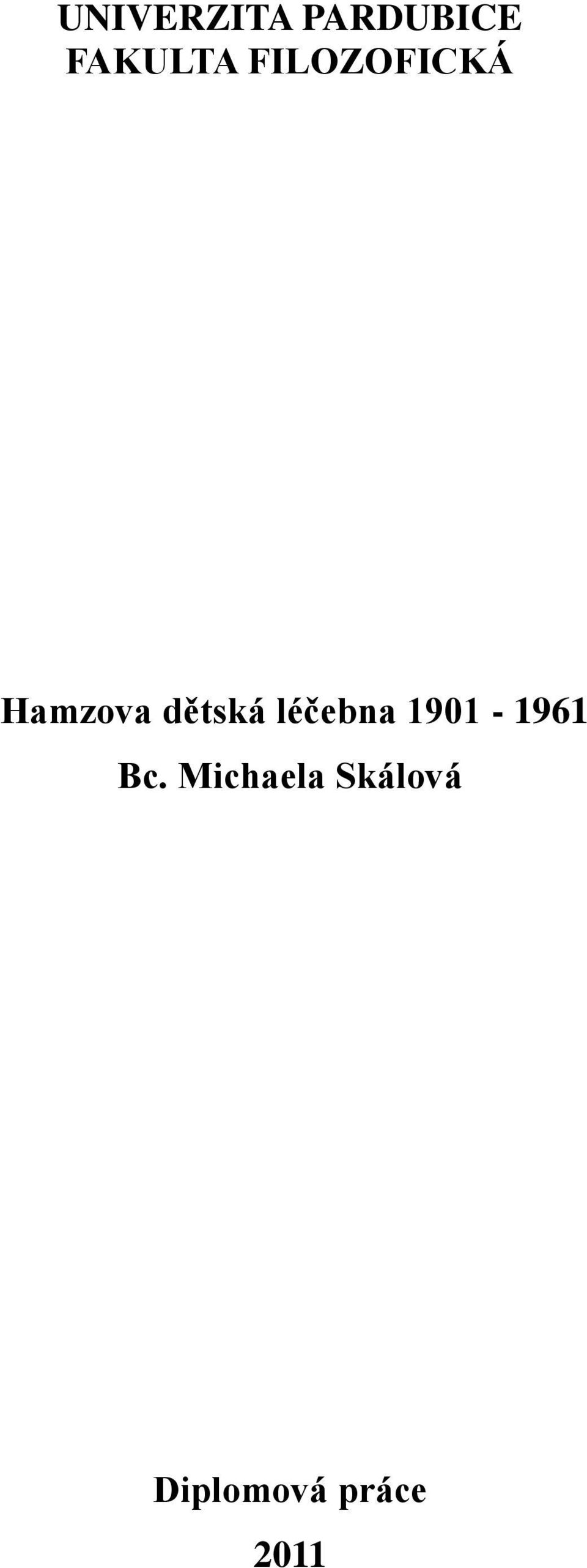 léčebna 1901-1961 Bc.
