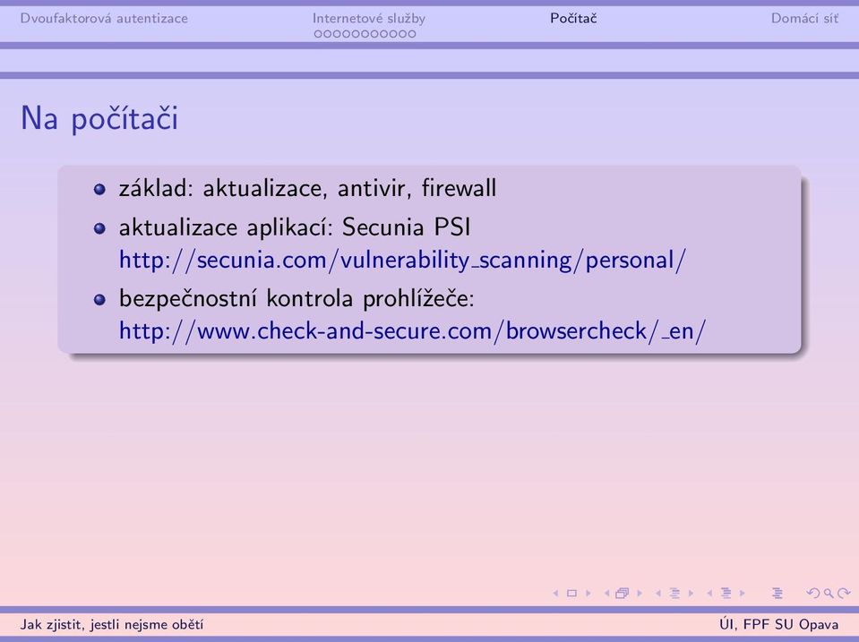 com/vulnerability scanning/personal/ bezpečnostní